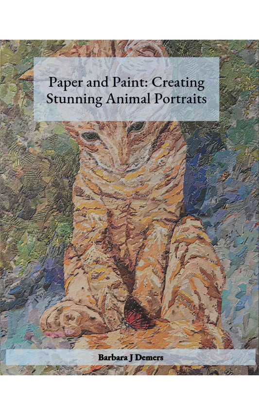 Paper and Paint: Creating Stunning Animal Portraits Instructional Book