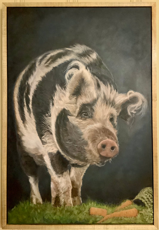 Hazel the Hog Art Painting