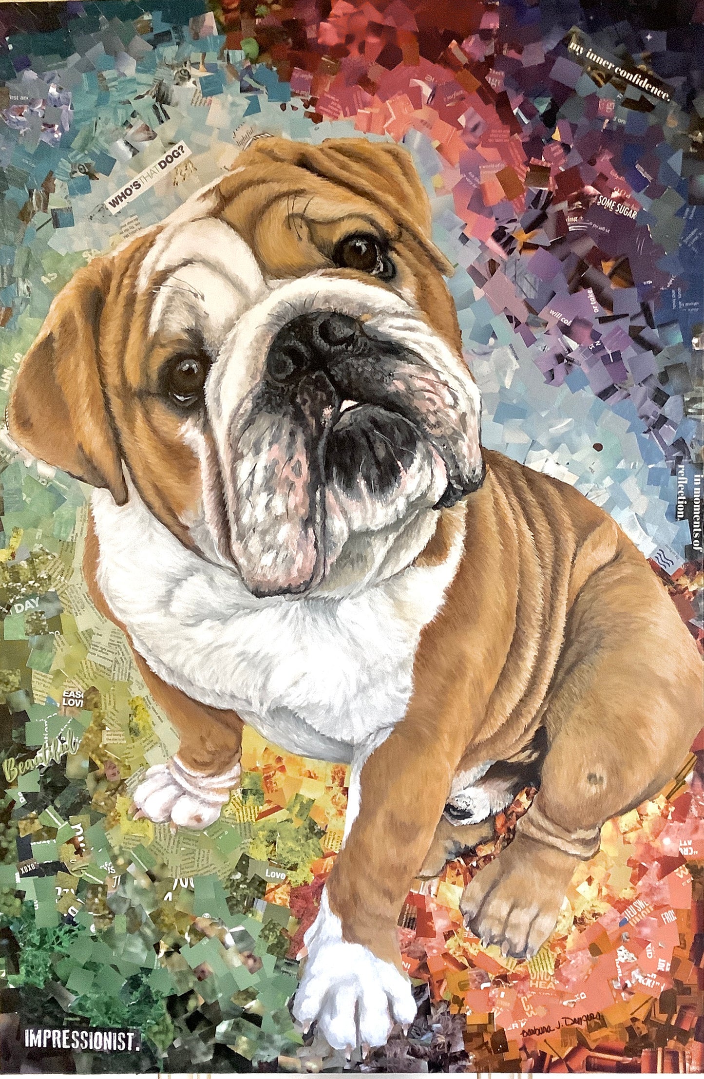 Who's That Dog? Original Wall Art