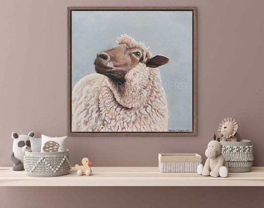 Shep the Sheep Acrylic Painting