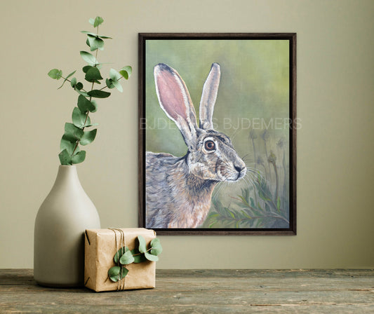 Jack The Rabbit acrylic painting